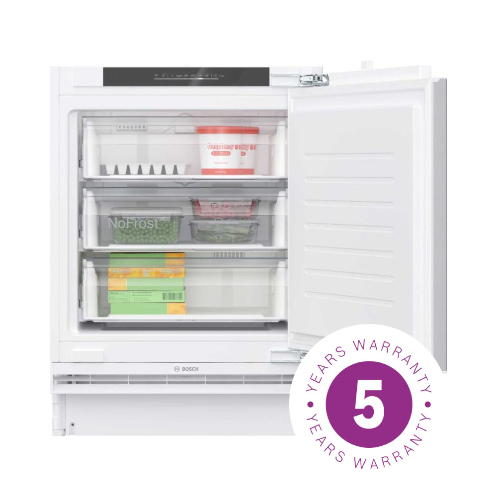 Bosch Series 4 GUN21VFE0G Integrated Frost Free Under Counter Freezer