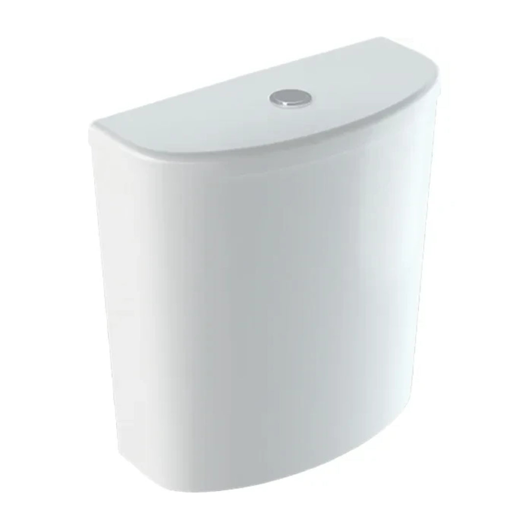 Geberit Selnova Push Button Close Coupled Cistern - White