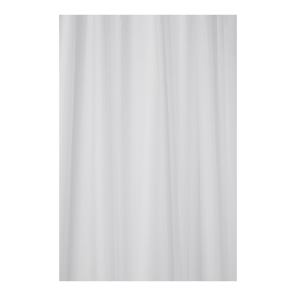 Croydex High Performance Textile Shower Curtain - White