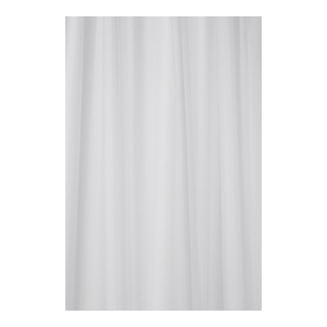 Croydex High Performance Textile Shower Curtain - White
