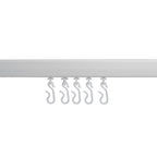 Croydex Profile 800 Standard Rail Straight - Chrome