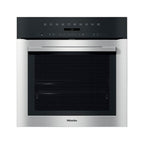 Miele H7164BP Single Oven With Pyrolytic Cleaning - Clean Steel