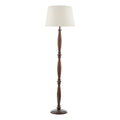 Hayward Floor Lamp Dark Wood Base Only<br>Wood Effect