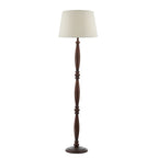 Hayward Floor Lamp Dark Wood Base Only<br>Wood Effect