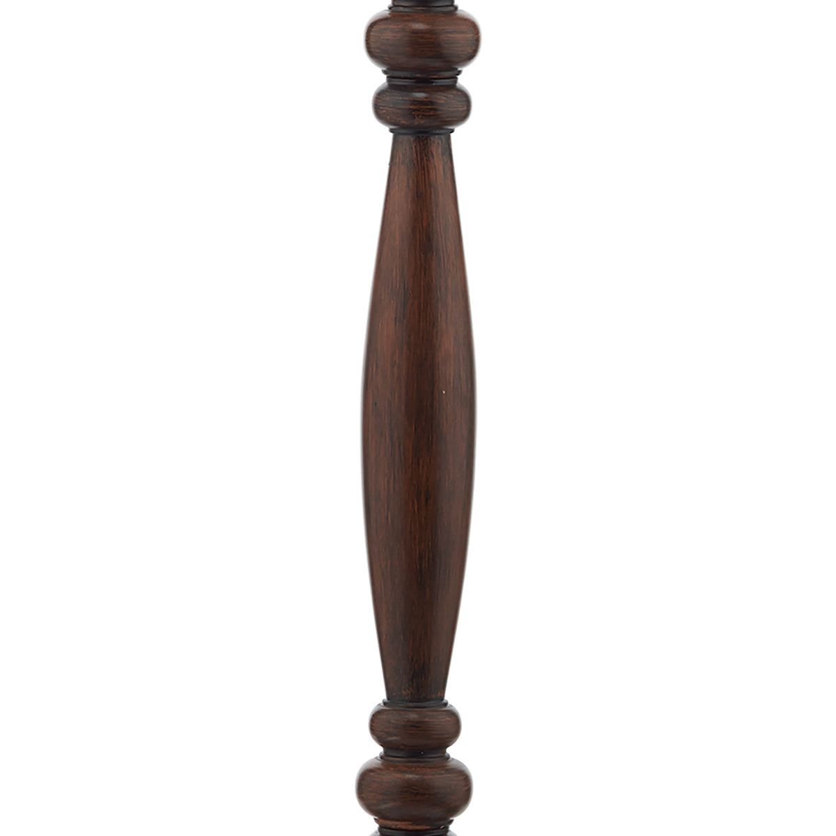 Hayward Floor Lamp Dark Wood Base Only<br>Wood Effect
