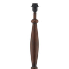 Hayward Floor Lamp Dark Wood Base Only<br>Wood Effect