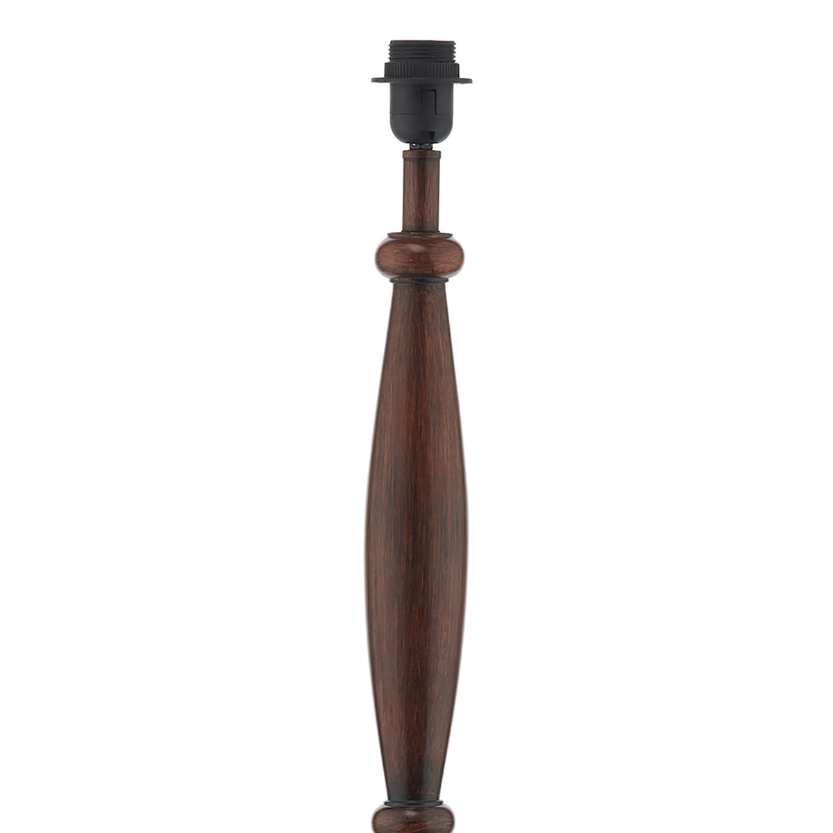 Hayward Floor Lamp Dark Wood Base Only<br>Wood Effect