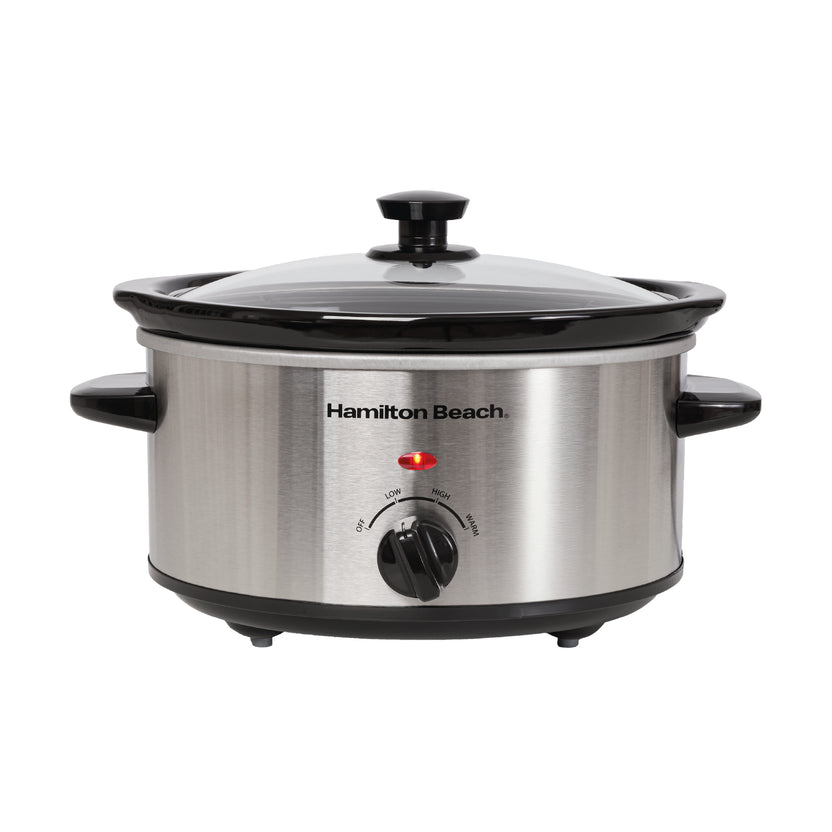 Hamilton Beach HBSC040S 'The Comfort Cook' 3.5L Slow Cooker-Silver