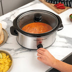 Hamilton Beach HBSC040S 'The Comfort Cook' 3.5L Slow Cooker-Silver