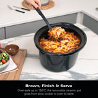 Hamilton Beach HBSC040S 'The Comfort Cook' 3.5L Slow Cooker-Silver
