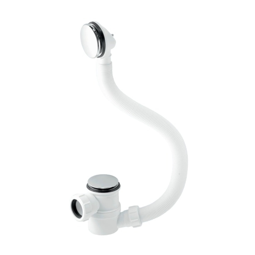 McAlpine Top Access Bath Trap with Removable Chrome Plated Clicker Plug