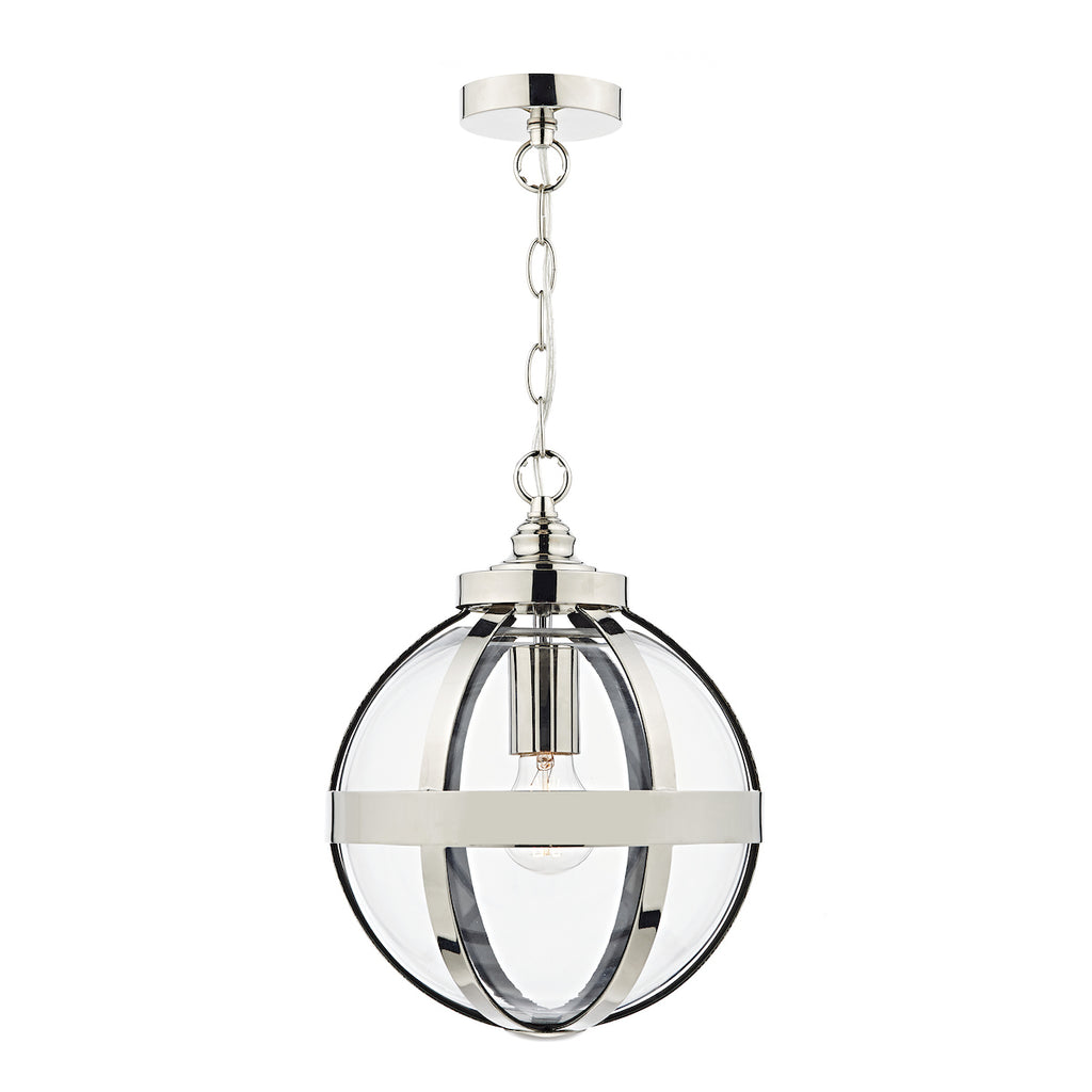 Heath 1 Light Pendant Polished Nickel<br>Polished Nickel