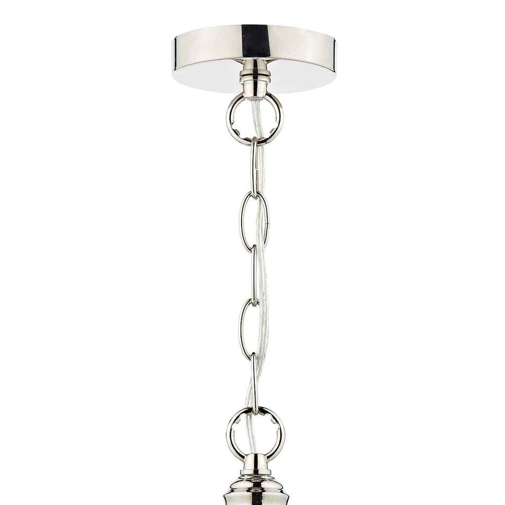Heath 1 Light Pendant Polished Nickel<br>Polished Nickel