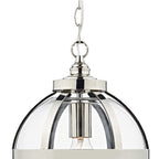 Heath 1 Light Pendant Polished Nickel<br>Polished Nickel