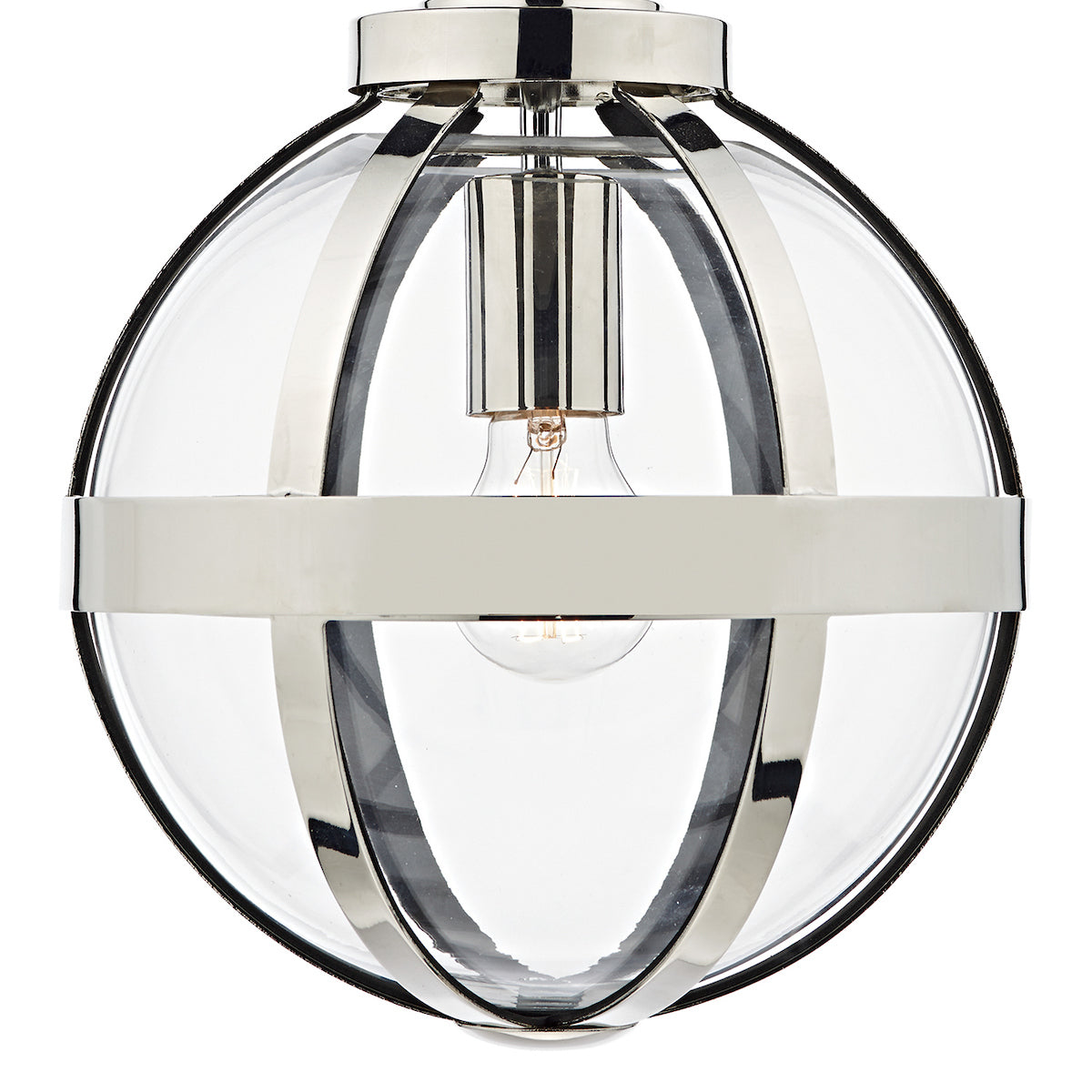 Heath 1 Light Pendant Polished Nickel<br>Polished Nickel