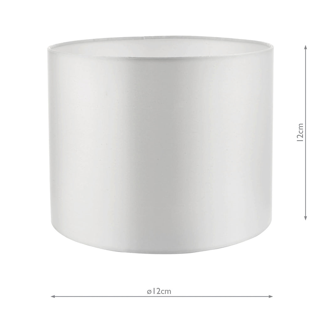 Hilda Ivory Faux Silk Shade 12cm<br>Ivory