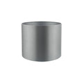 Hilda Grey Faux Silk Drum Shade 12cm<br>Grey