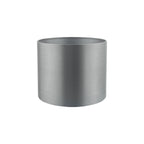 Hilda Grey Faux Silk Drum Shade 12cm<br>Grey