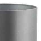 Hilda Grey Faux Silk Drum Shade 12cm<br>Grey