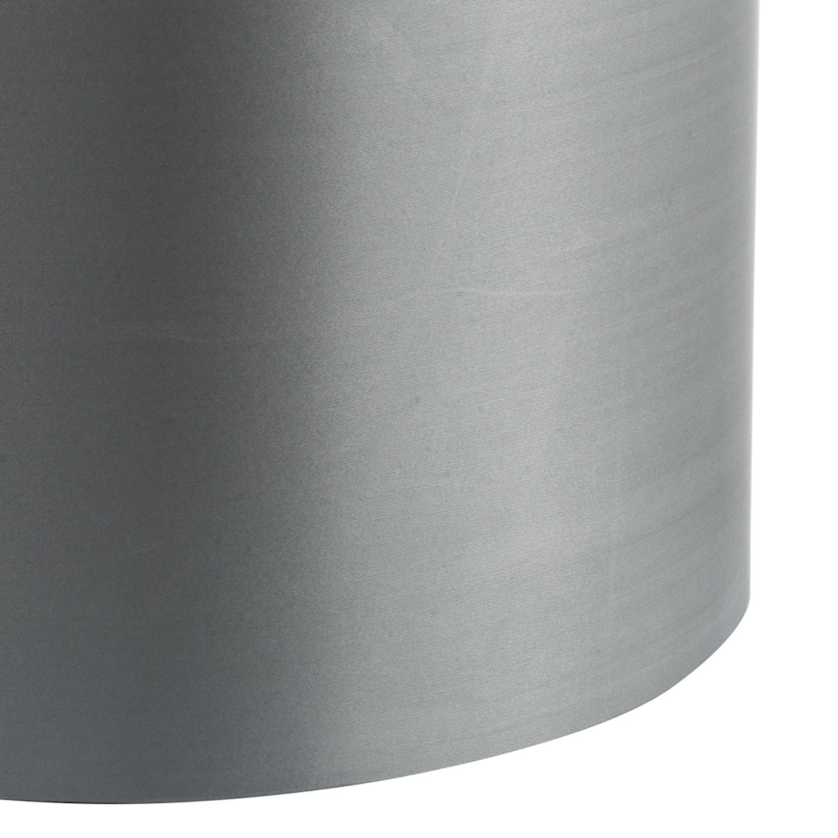 Hilda Grey Faux Silk Drum Shade 12cm<br>Grey