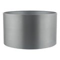 Hilda Grey Faux Silk Drum Shade 30cm<br>Grey