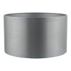 Hilda Grey Faux Silk Drum Shade 30cm<br>Grey