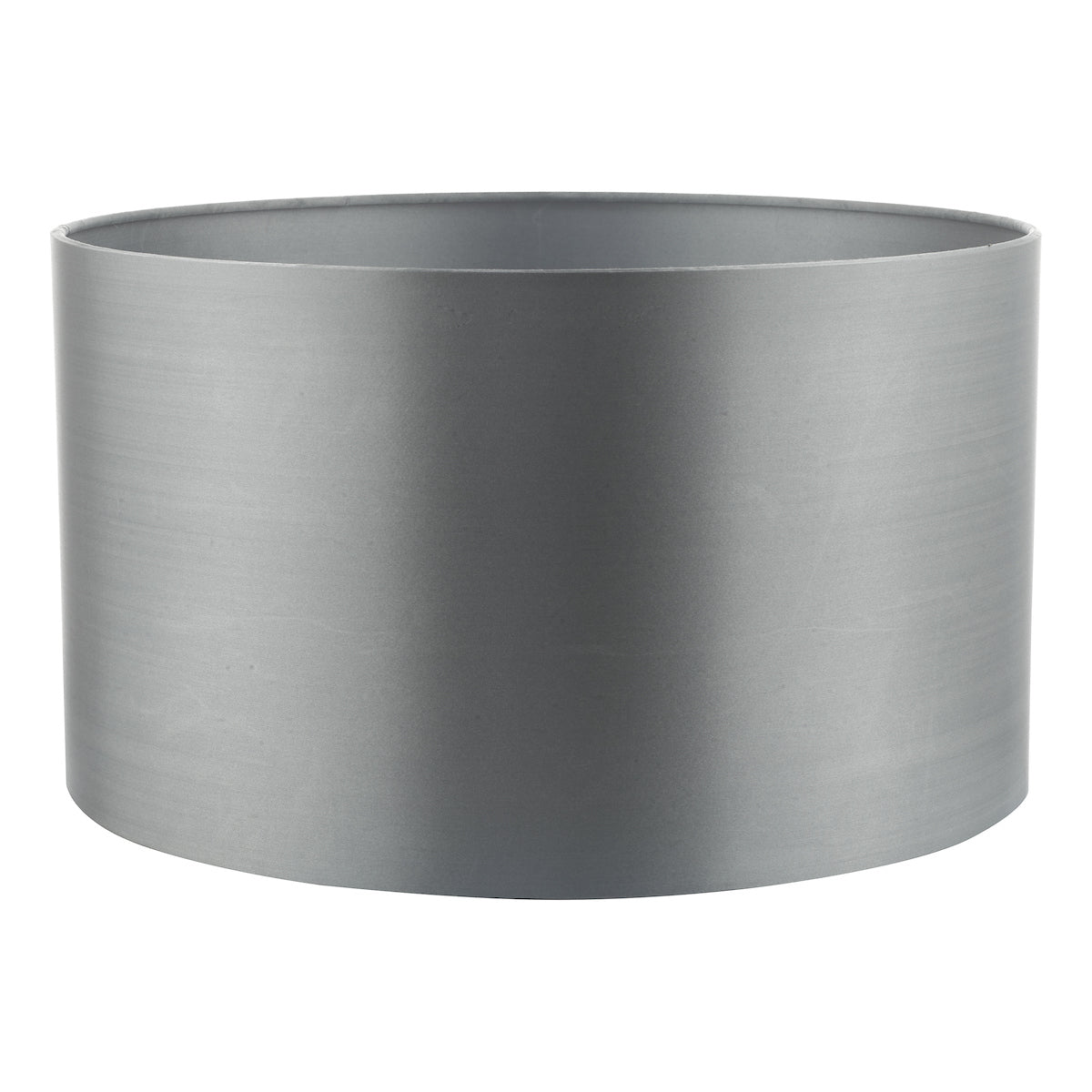 Hilda Grey Faux Silk Drum Shade 40cm<br>Grey