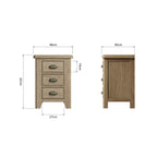 Bordeaux Large Bedside Cabinet