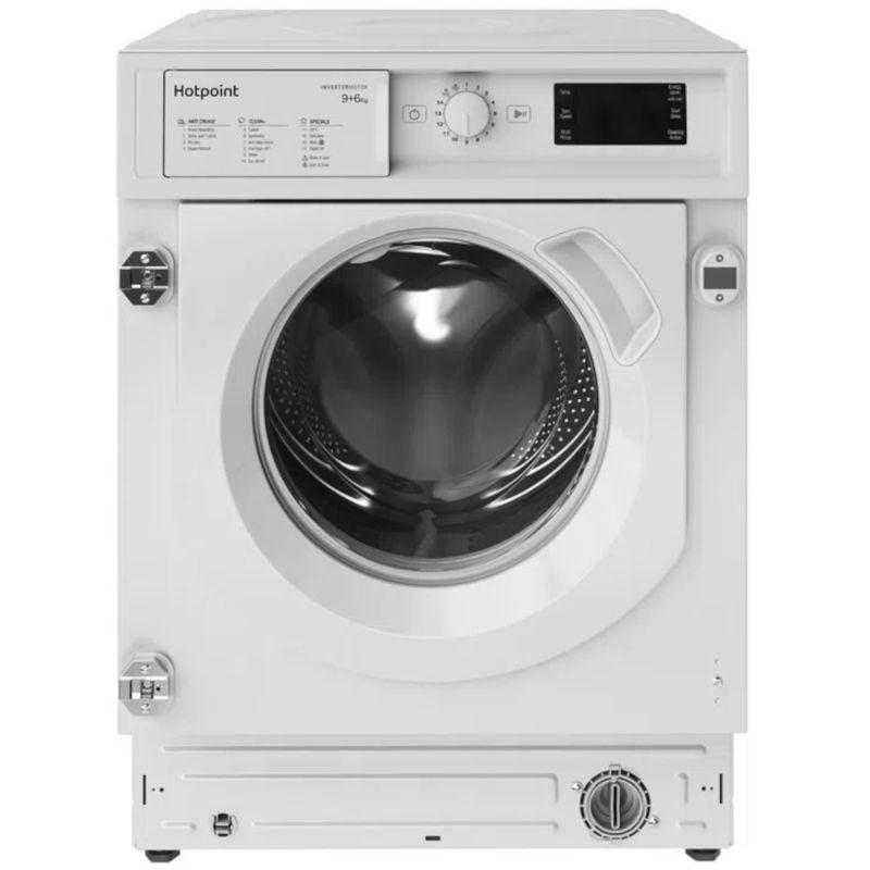 Hotpoint BIWDHG961485 9kg/6kg 1400 Spin Integrated Washer Dryer - White
