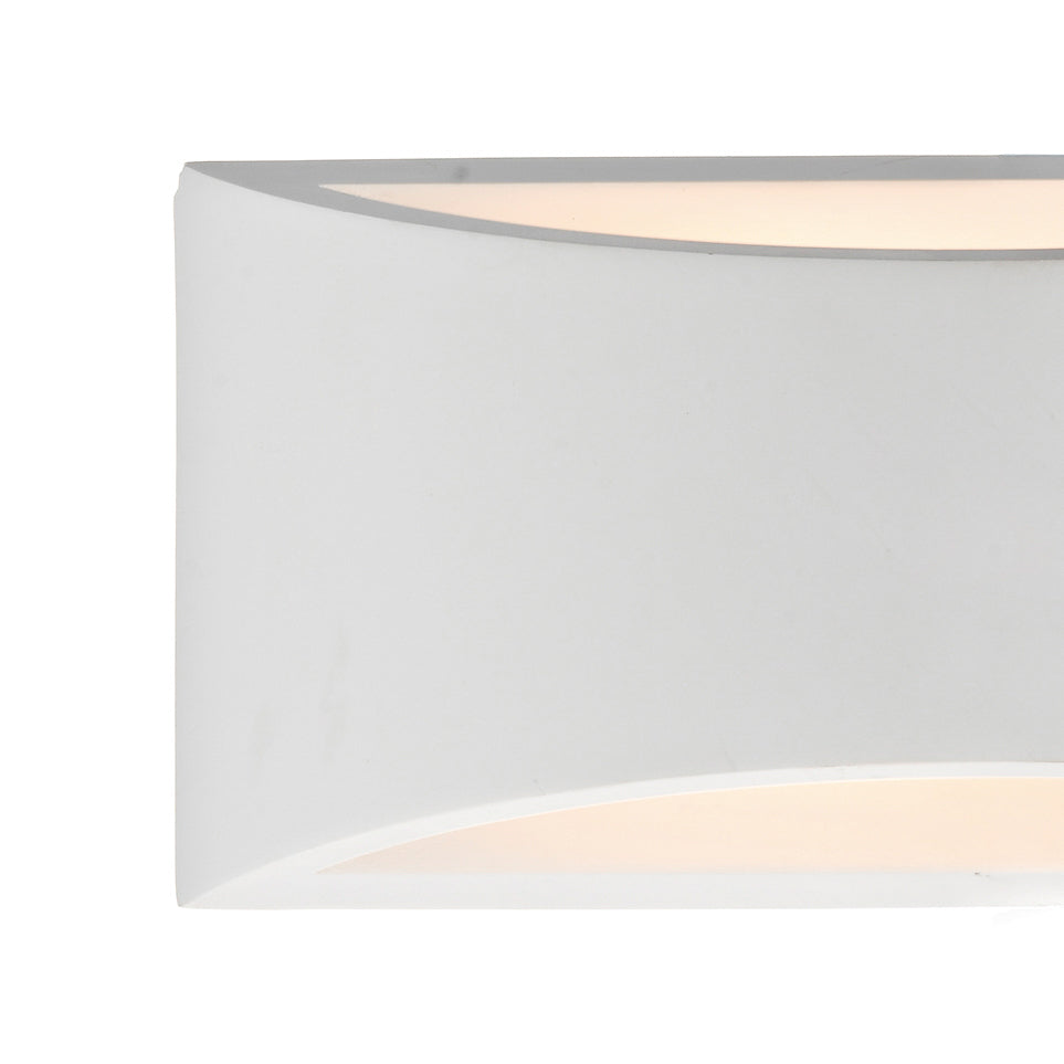 Hove Wall Washer Small<br>Paintable Plaster