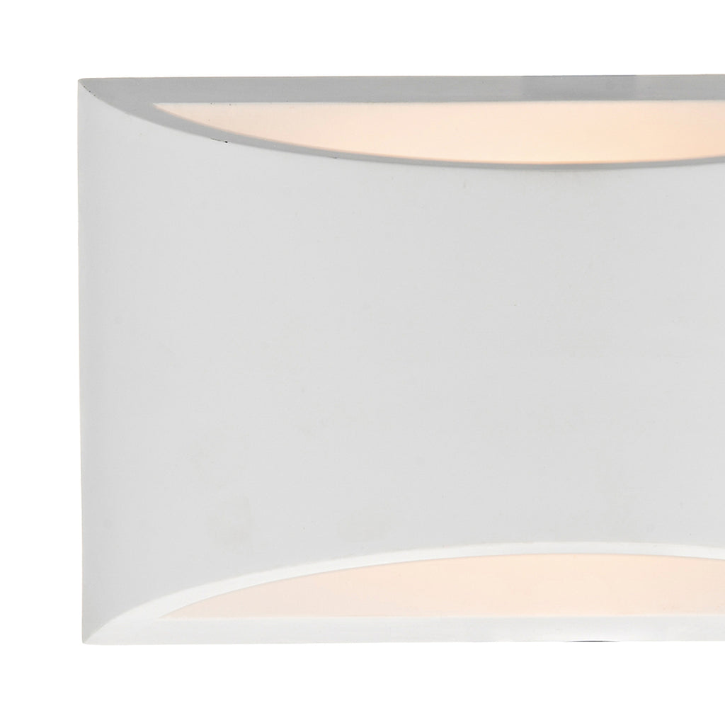 Hove Wall Washer Large<br>Paintable Plaster