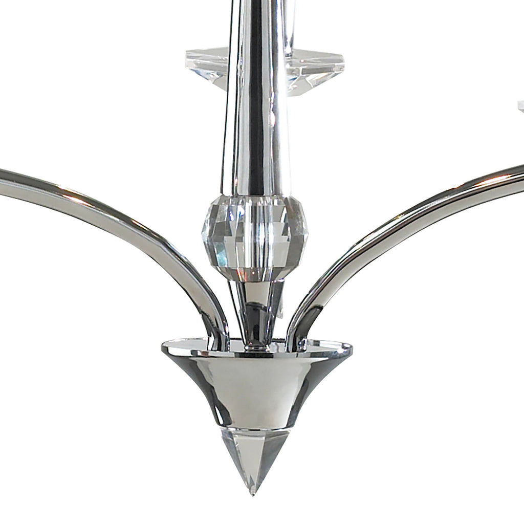 Hyperion 3 Light Dual Mount Pendant Polished Chrome Crystal<br>Polished Chrome