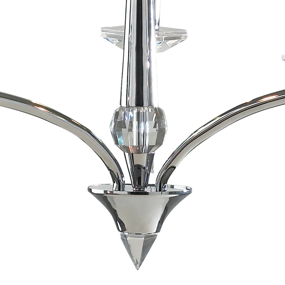 Hyperion 3 Light Dual Mount Pendant Polished Chrome Crystal<br>Polished Chrome
