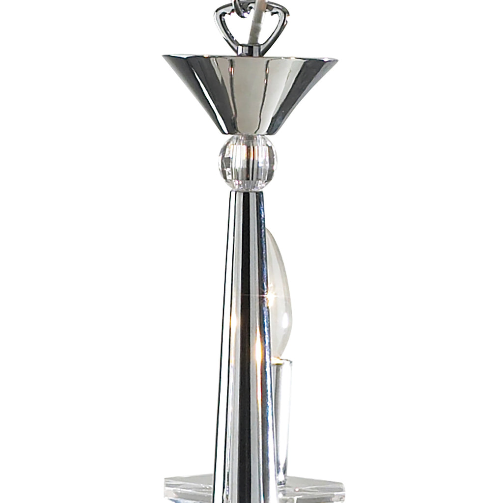 Hyperion 3 Light Dual Mount Pendant Polished Chrome Crystal<br>Polished Chrome
