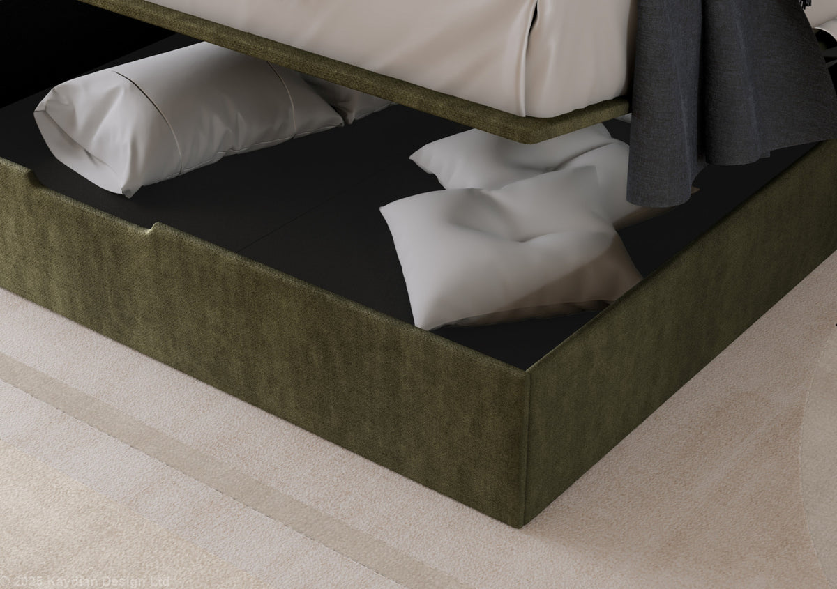 Hatley 5'0 End Lift Ottoman In Olive