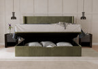 Hatley 5'0 End Lift Ottoman In Olive