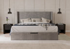 Hatley 5'0 End Lift Ottoman In Taupe