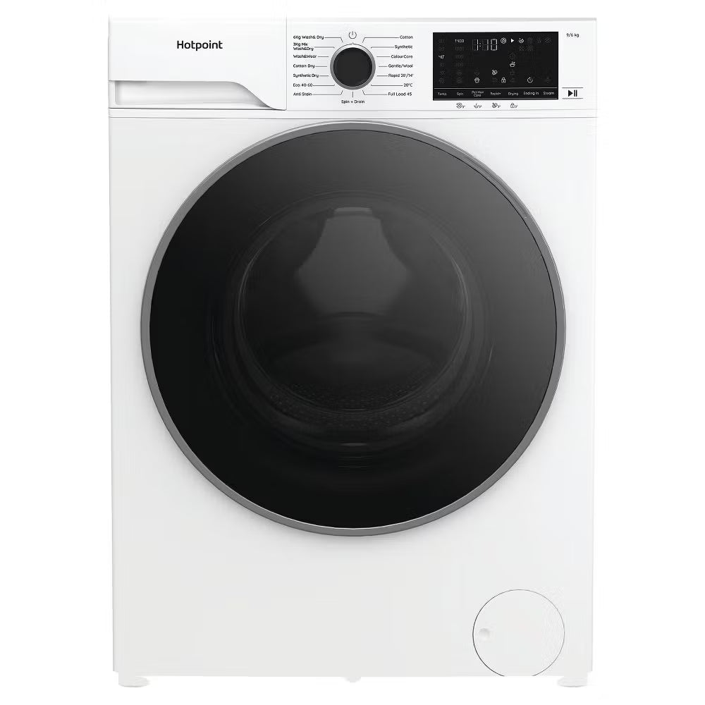 Hotpoint HBD9681ANTSTAIN 9kg/6kg 1400 Spin Washer Dryer - White