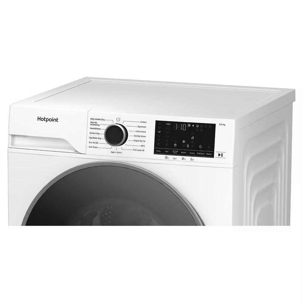 Hotpoint HBD9681ANTSTAIN 9kg/6kg 1400 Spin Washer Dryer - White