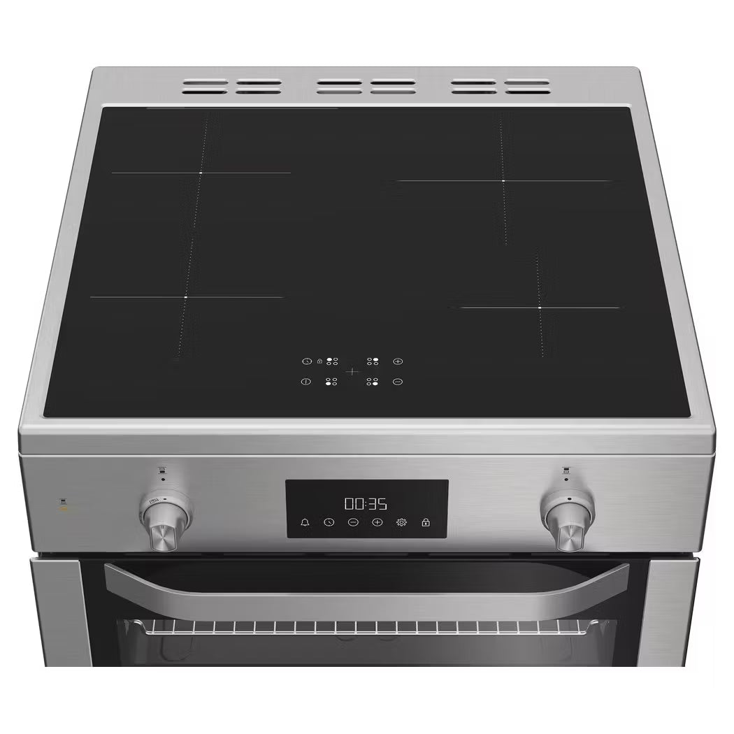 Hotpoint HDE6IDC2X Induction Hob  60cm Electric Cooker with - Stainless Steel