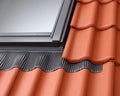 Velux Pro+ EDW MK06 2000 Single Profiled Tile Flashing With BDX Insulation - Grey - 78x118cm