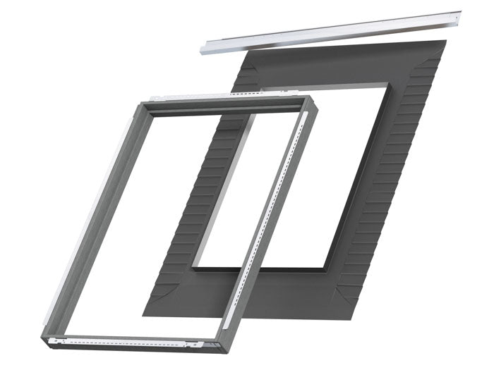 Velux Pro+ EDL MK08 2000 Single Slate Flashing With BDX Insulation - Grey - 78x140cm