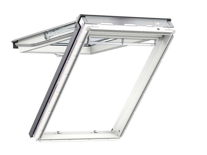 Velux GPU CK04 0070 Manual Top Hung Window Laminated - Double Glazed - White - 55x98cm