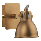 Idaho Single Wall Spotlight Natural Brass<br>Natural Solid Brass