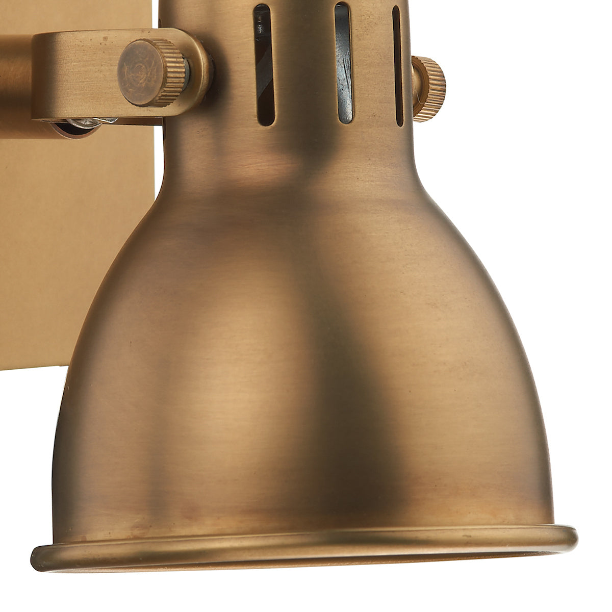 Idaho Single Wall Spotlight Natural Brass<br>Natural Solid Brass