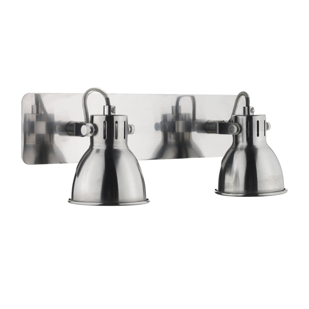 Idaho 2 Light Wall Spotlight Natural Chrome<br>Chrome