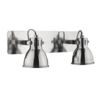 Idaho 2 Light Wall Spotlight Natural Chrome<br>Chrome
