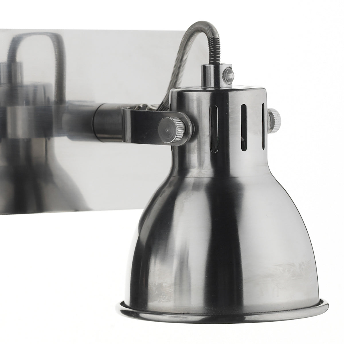 Idaho 2 Light Wall Spotlight Natural Chrome<br>Chrome