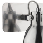 Idaho 2 Light Wall Spotlight Natural Chrome<br>Chrome