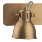 Idaho 2 Light Wall Spotlight Natural Brass<br>Natural Solid Brass